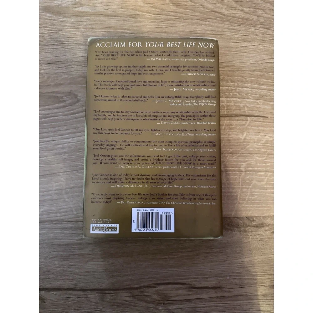 Your Best Life‎ Now Joel Osteen 2004 Hardcover